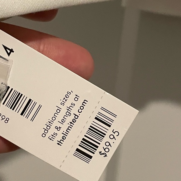 NWT The Limited Pencil White Pants - Picture 7 of 7